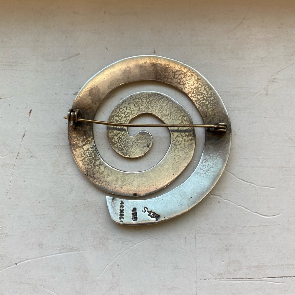 Spiral sterling pin- gifted - Picture 6 of 8